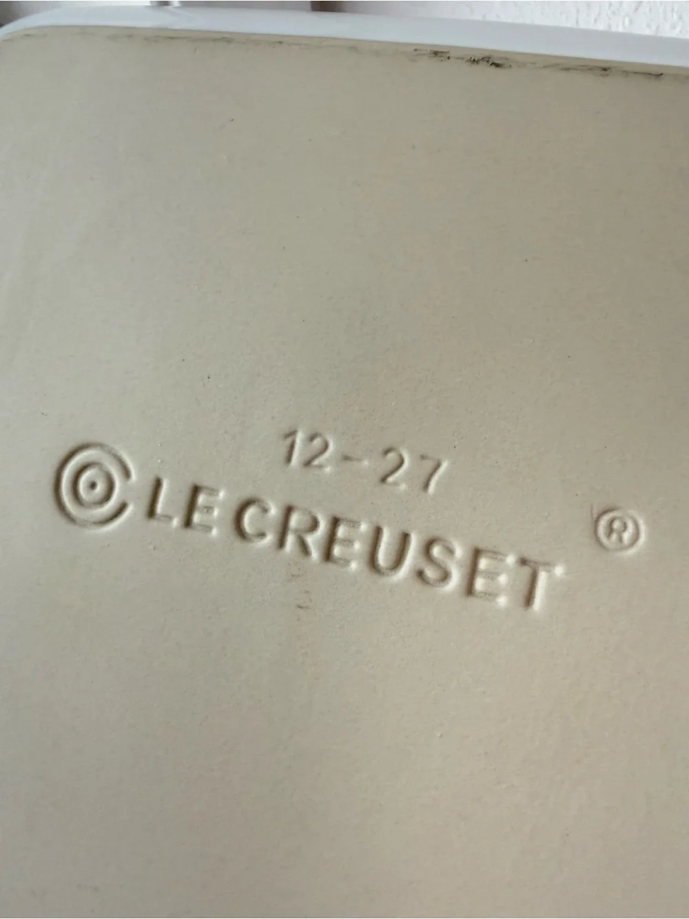 Le Creuset | Lot 2 | 9”x9” White Square Baking Dish & Revolution Utensil Crock